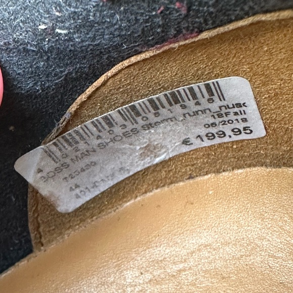 HUGO BOSS Men's Storm Running Navy  Sneakers Size 44 - Picture 12 of 14